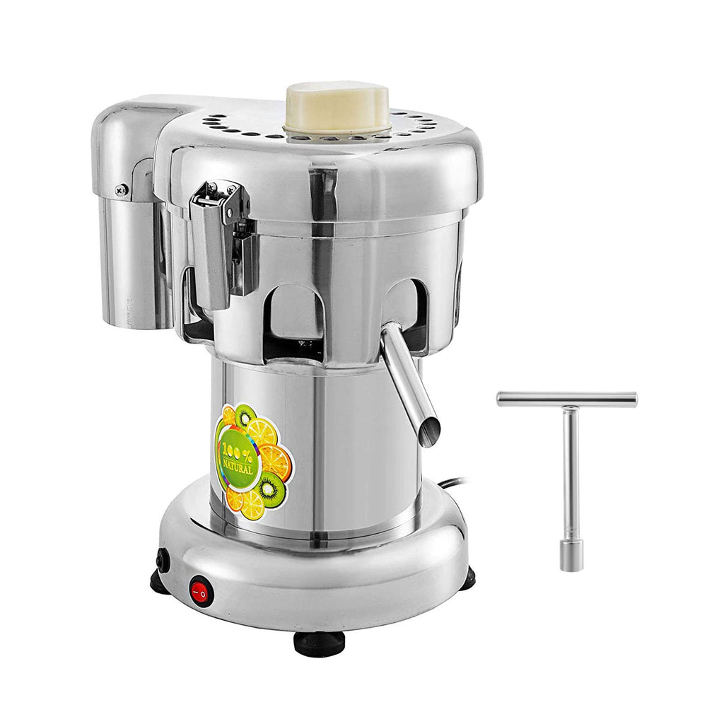 Commercial Juice Extractor Heavy Duty Juicer Aluminum Casting and Stainless Steel Constructed Centrifugal Juice Extractor Juicing both Fruit and Vegetable