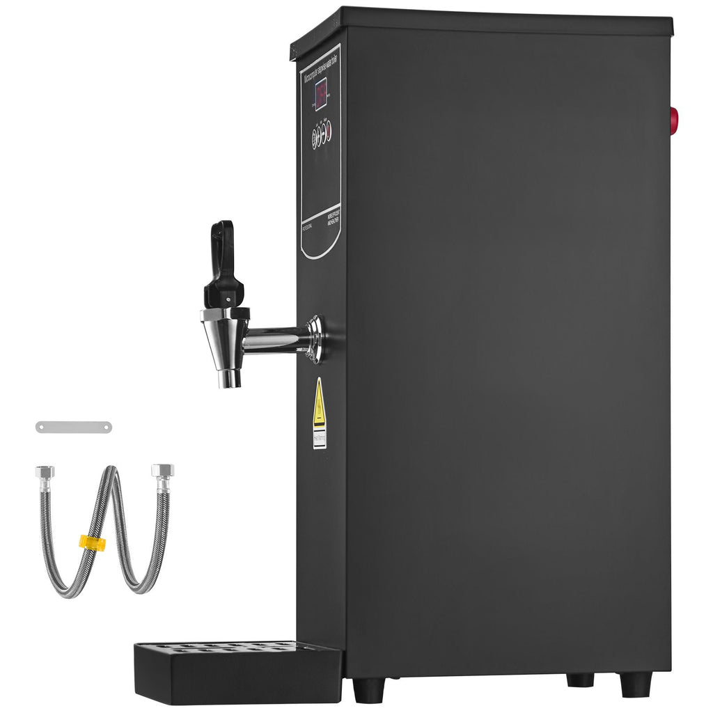 Commercial Water Boiler, Electric Hot Water Dispenser with 316 Stainless Steel Heating Tube, 1500W Step-by-step Fast Heating 50L per Hour Hot Water Boiler, for Coffee Tea Restaurant Office