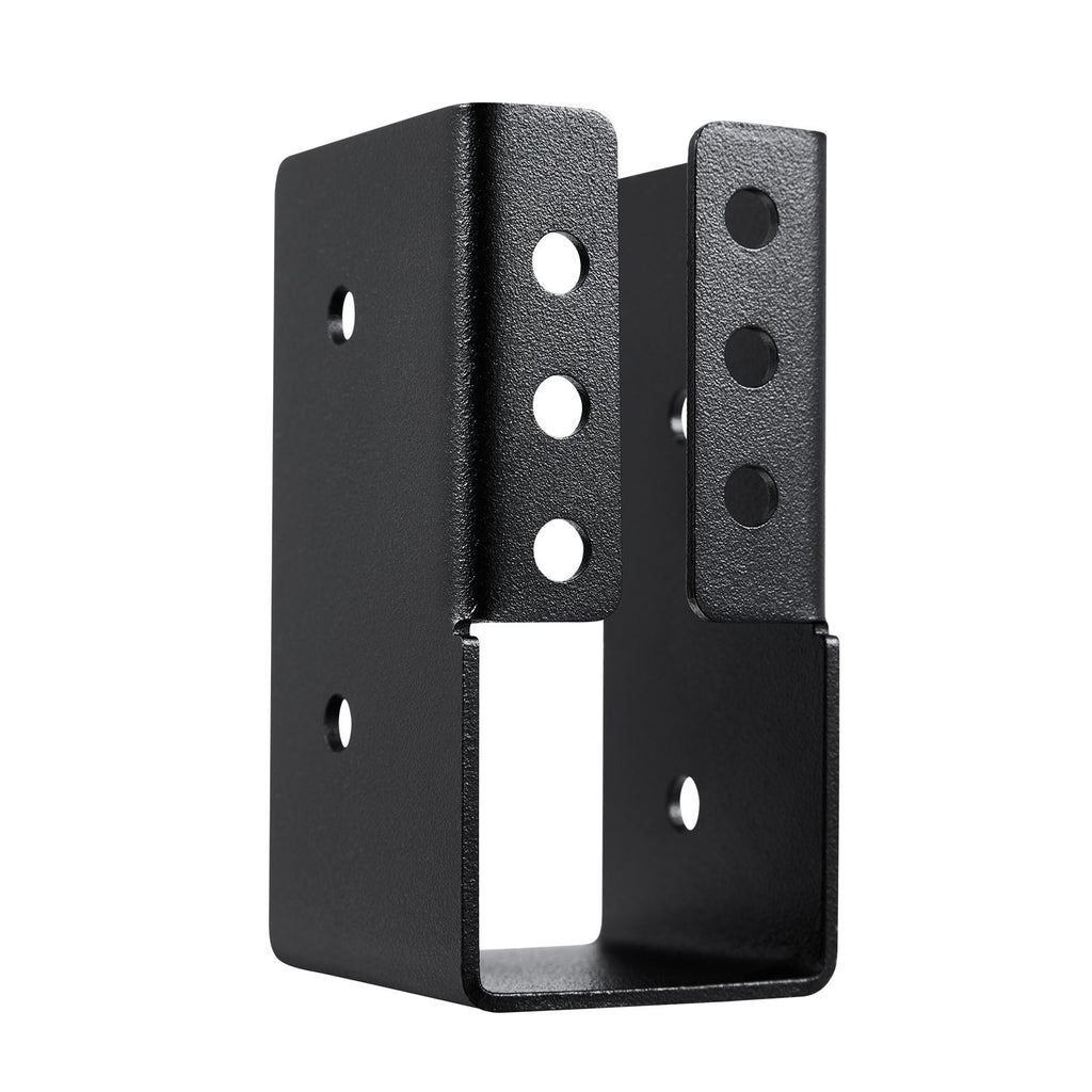 Concealed Joist Hanger, 2x4 Inch Outdoor Concealed-Flange Joist Bracket with Screws, Steel Light Joist Hangers for 1.93 x 3.62 Inch / 49 x 92 mm Beam, Swing, Fence, Wooden Slides, 12 Pcs