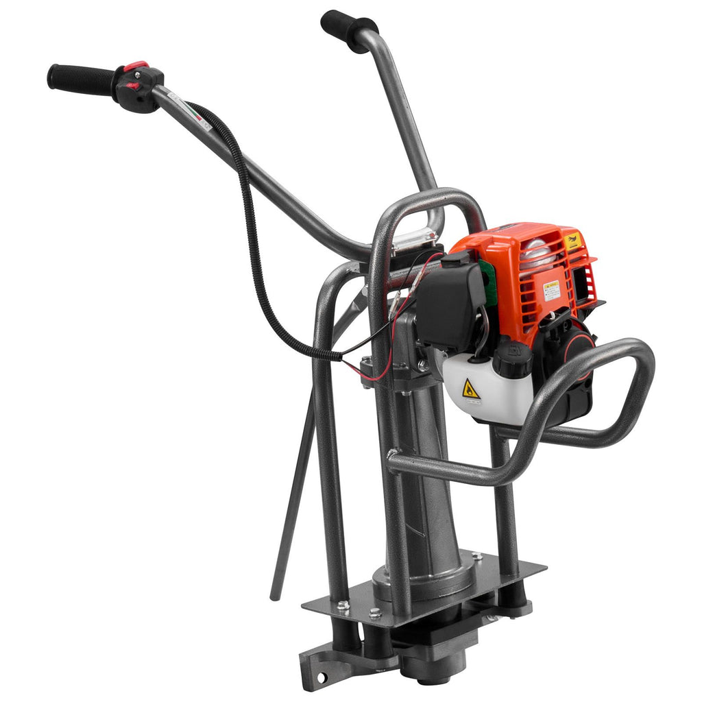 Concrete Power Screed Gas-Powered Leveling Machine 1.16HP Engine, 4 Stroke Vibrating Screed, Flexible Shaft Drive, Adjustable Handle, Support Legs for Patio, Driveway, Floor Finishing, Jobsite