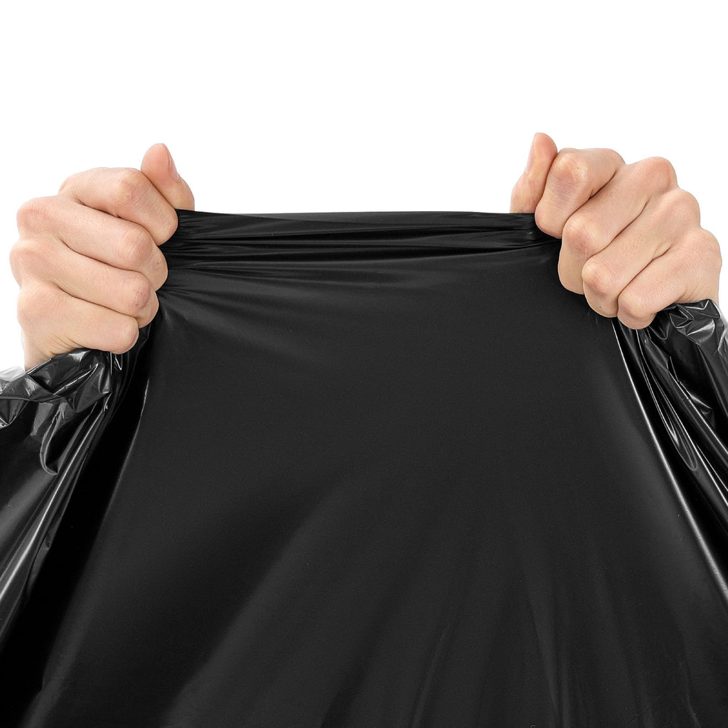 Contractor Trash Bags, 40-45 Gallon Heavy Duty Contractor Trash Bags, 1.7 MIL Thick Large Black Industrial Garbage Bag, Big Garbage Bag (50 Count), for Commercial, Household and Industrial Use