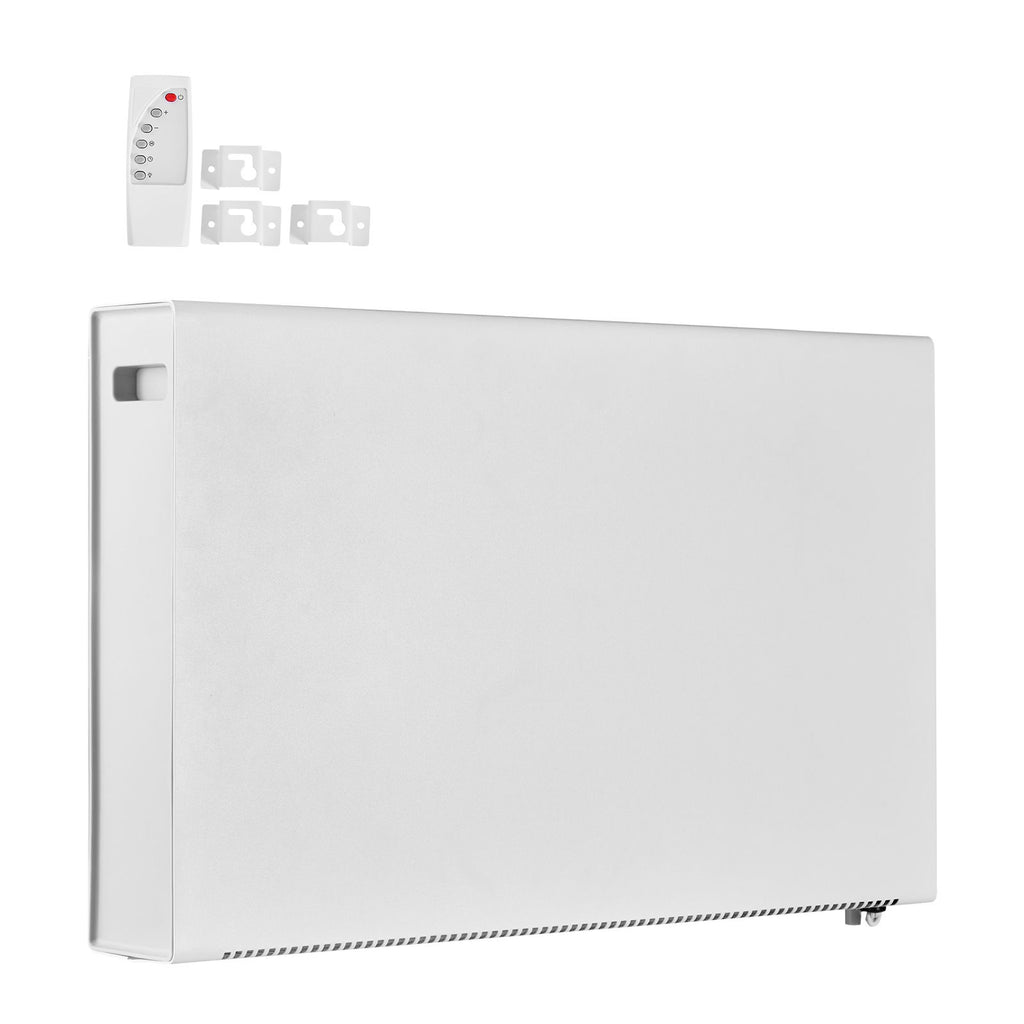 Convection Panel Heater, 1500W Electric Panel Space Heater with Remote & Touch Control, 3 Modes, 24H Timer, Stand or Wall Mount Design with Anti-Tipping & Overheat Protection for Home and Office