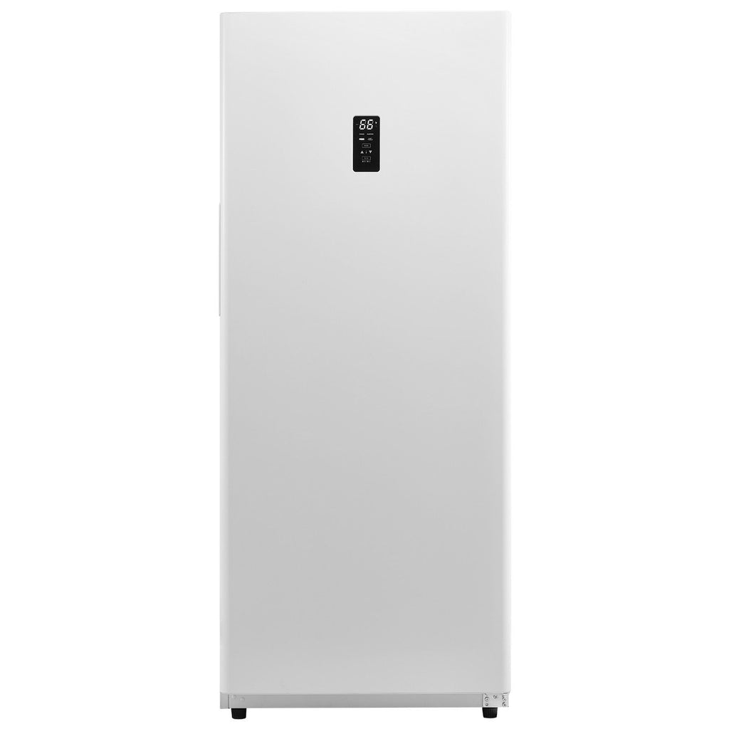 Convertible Freezer/Refrigerator, 17 Cu.Ft Frost Free Upright Freezer with Temp Control Panel, Door Open too Long Alarm, Adjustable Shelves and LED, Standing Fridge for Kitchen, Office, Garage