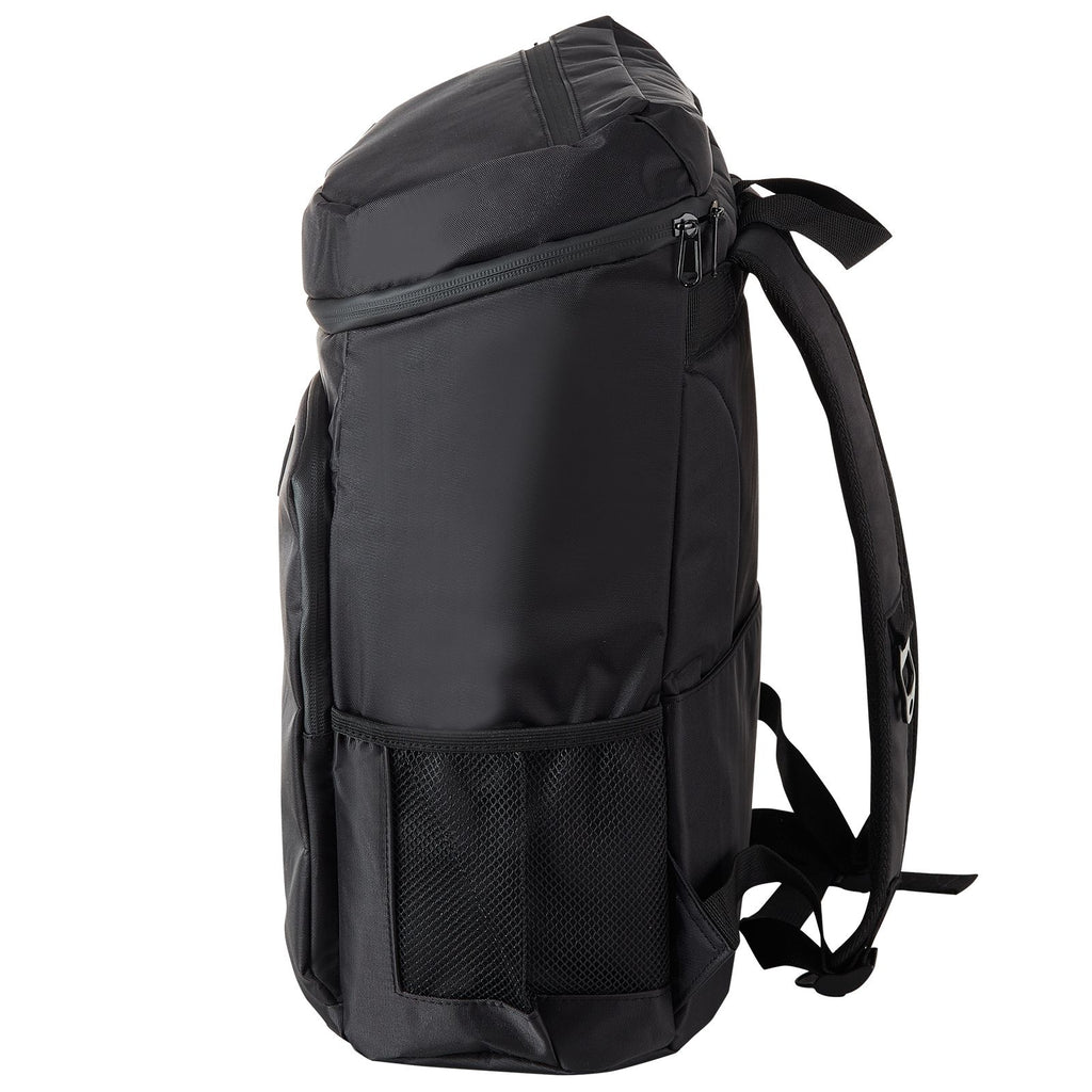 Cooler Backpack, 28 Cans Backpack Cooler Leakproof, Waterproof Insulated Backpack Cooler, Lightweight Beach Cooler Bag with Shoulder Padding and Mesh Pocket for Hiking, Camping, BBQ, Black