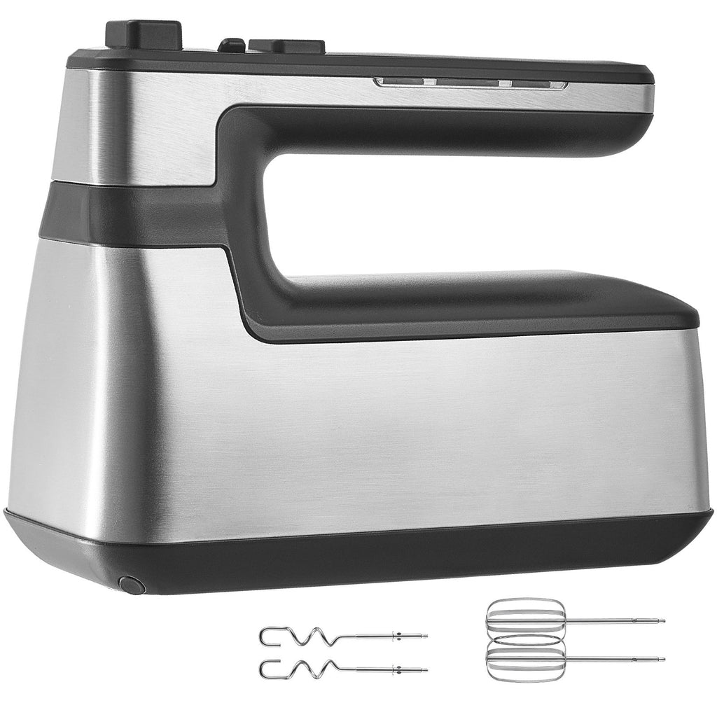 Cordless Electric Hand Mixer, 100W, Continuously Variable Electric Handheld Mixer, with Turbo Boost Beaters Dough Hooks Storage Bag, Baking Supplies for Whipping Mixing Egg Cookie Cake Cream