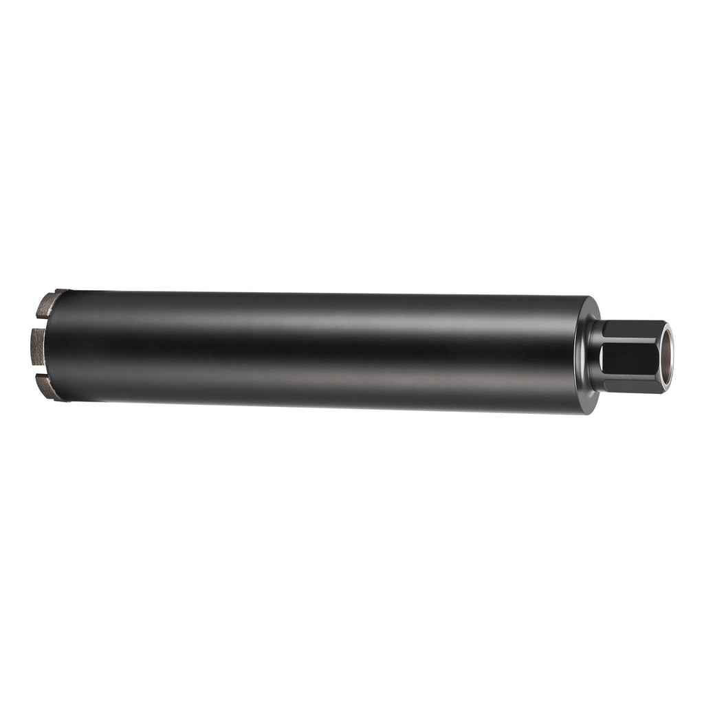Core Drill Bit, 3 inch Diameter, 14 inch Drilling Depth, 1-1/4 in-7 Internal Thread, High-Precision Welding Technology, Wet Diamond Core Bit for Reinforced Concrete, Red Bricks, and Masonry