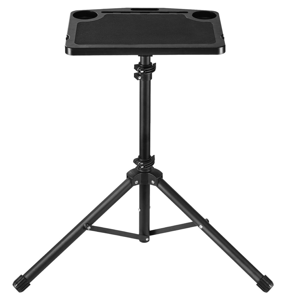 Cycling Desk, Stationary Foldable Adjustable Bike Trainer & Treadmill Desk with Triangle Support, Non-Slip Multi-Slot Bike Trainer Fitness Desk with Handle Bar, Fit for Home Office Exercise