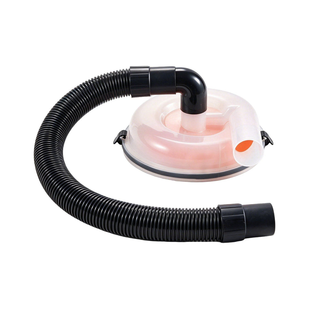 Cyclone Dust Separator Kit, 2 & 2-1/2 inch Vacuum Dust Collector, for Woodworking and Shop Wet/Dry Vacuums, Fits Standard 5 Gallon Buckets (Exclude), Elbow Adapter & 3ft Hose, Translucent