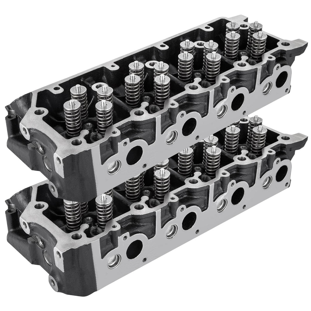 Cylinder Head Assembled, Engine Cylinder Head Assembly Replacement 6.4L, Cast Iron Cylinder Head Fit for 08-10 Ford F250 F350 F450 F550