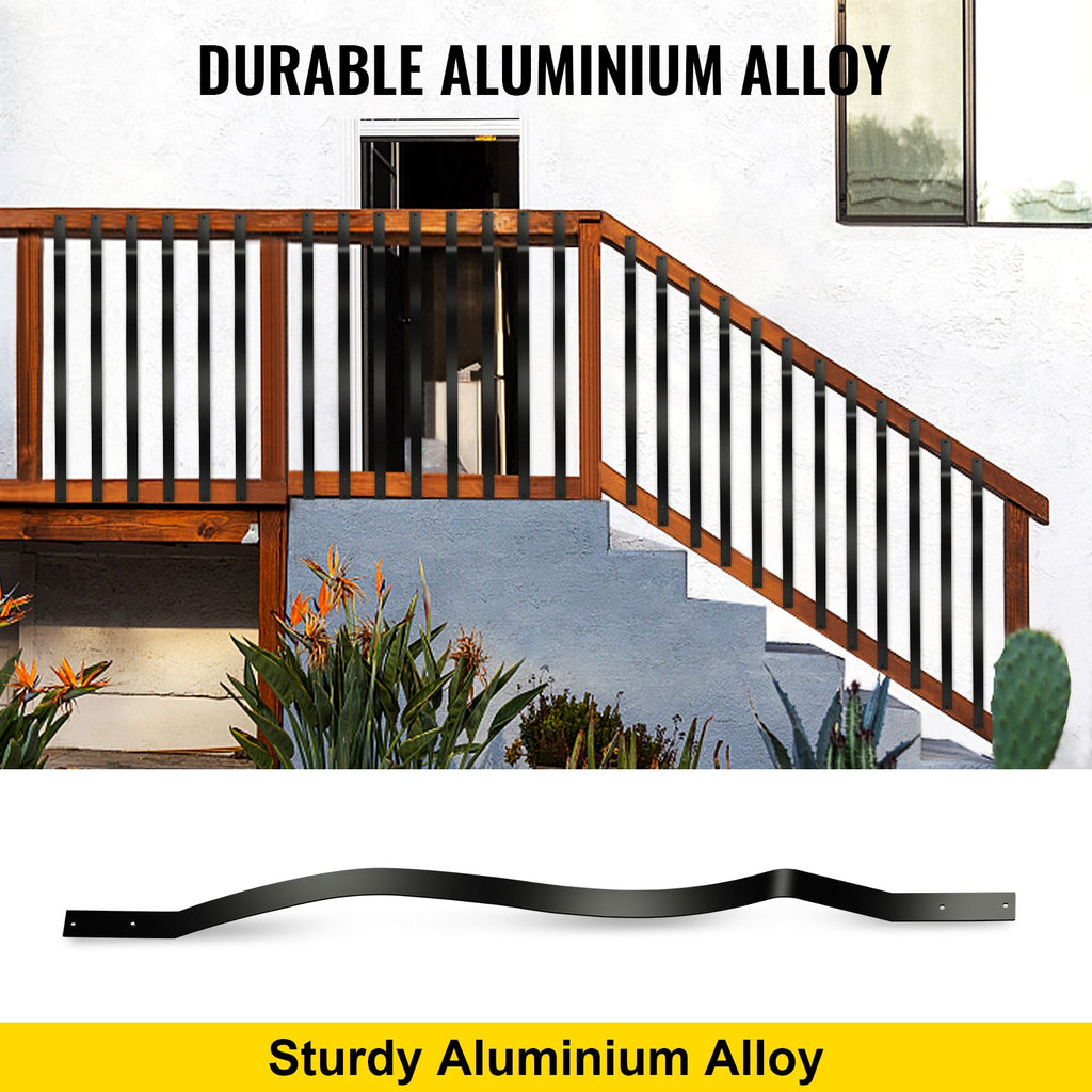 Deck Balusters, 61 Pack Metal Deck Spindles, 29.5\"x1\" Staircase Baluster with Screws, Aluminum Alloy Deck Railing for Wood and Composite Deck, Stylish Baluster for Outdoor Stair Deck Porch image 2