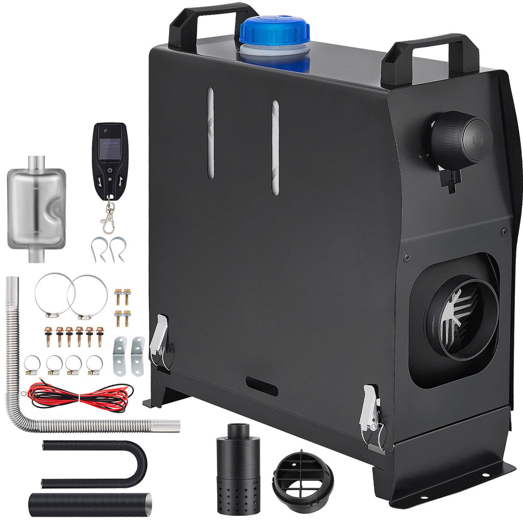 Diesel Air Heater, 12V 8KW All-in-One Diesel Heater, Diesel Parking Heater with Remote Control and Muffler for Car, Vans, Truck, RV, Boats, Trailer, Motorhome and Caravan