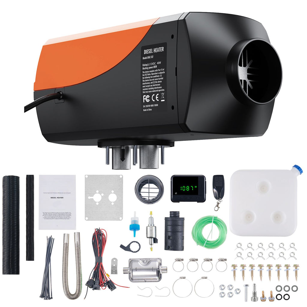 Diesel Air Heater, 12V 8KW Diesel Heater with Remote Control and LCD, 10L Fuel Tank Diesel Parking Heater, Rapid Heating and Low Noise for RV Trailer Camper Van Boat