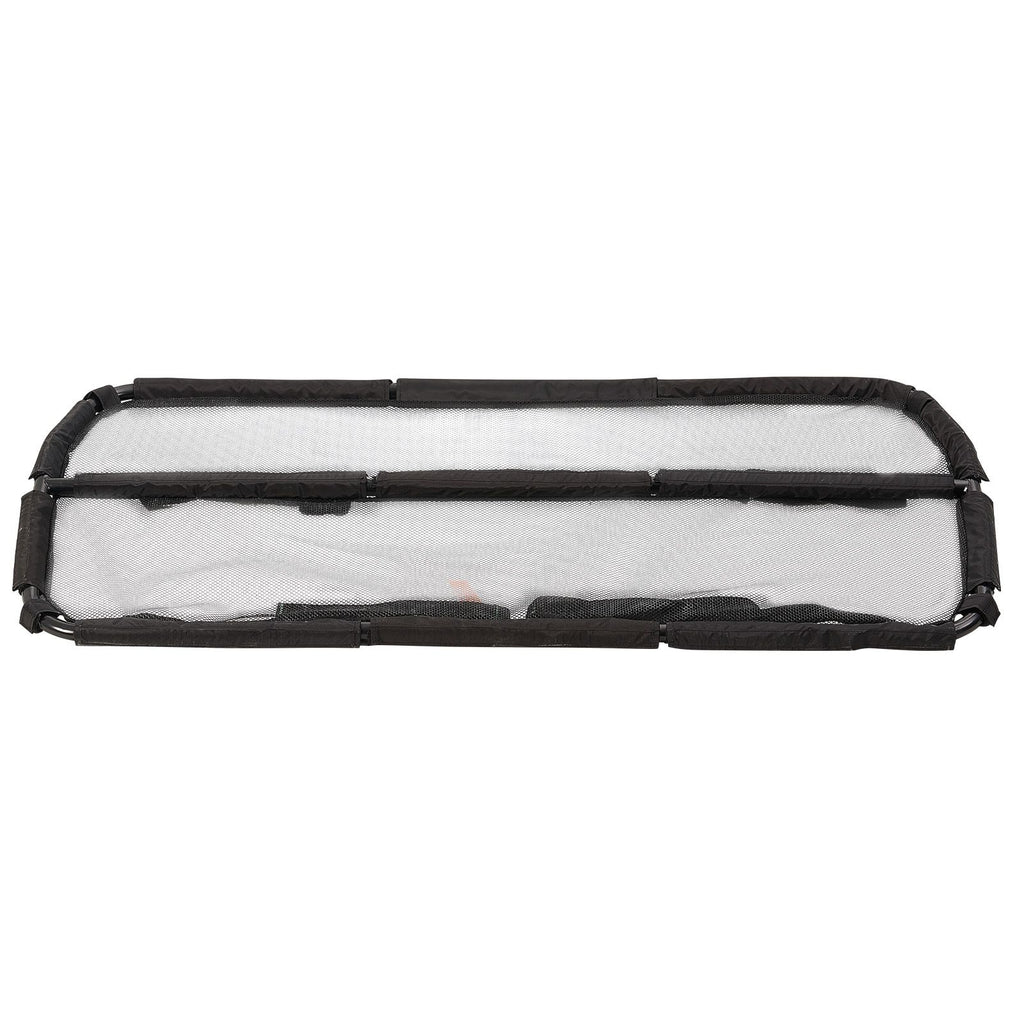 Dog Car Barrier, 46" Wide Car Divider for Cargo Area, Vehicle Pet Barrier with See Through Net Mesh, Universal-Fit Dog Car Barrier for Small-Sized SUVs, Trucks and Vehicle, Black