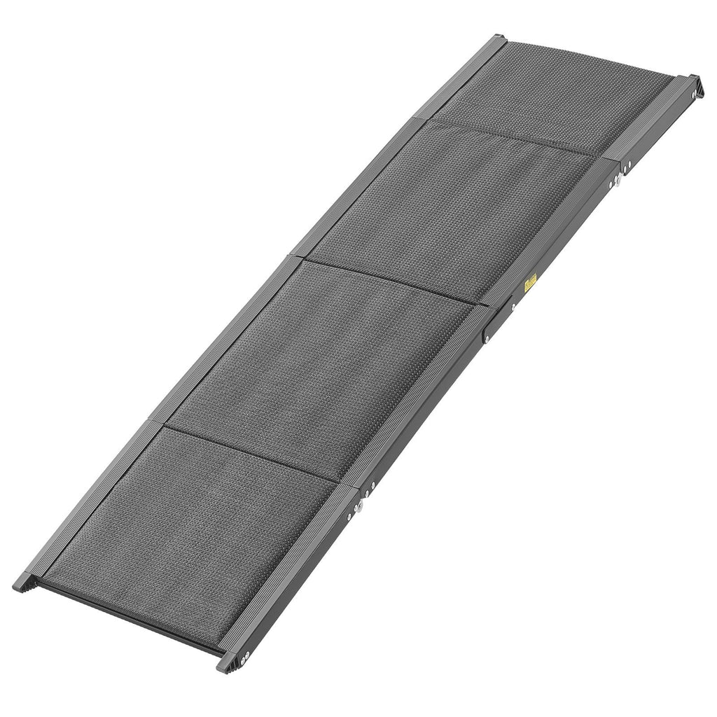 Dog Ramp for Cars, 71" L x 20" W, Folding Pet Ramps for Medium & Large Dogs up to 250lbs, Pet Stair Ramp with Non-Slip Oxford Fabric Surface, Portable Outdoor Dog Car Ramps for SUV & Truck
