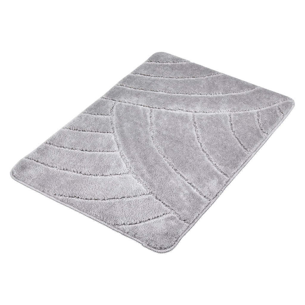 Door Mat, 35.83 x 24.02 Inch, Front Door Mat Outside Entrance with Non-slip TPR Backing, Dirt-Resistant & Absorbent, Easy to Clean, Low-Profile Doormat for for Entryway, Patio, Porch, Grey