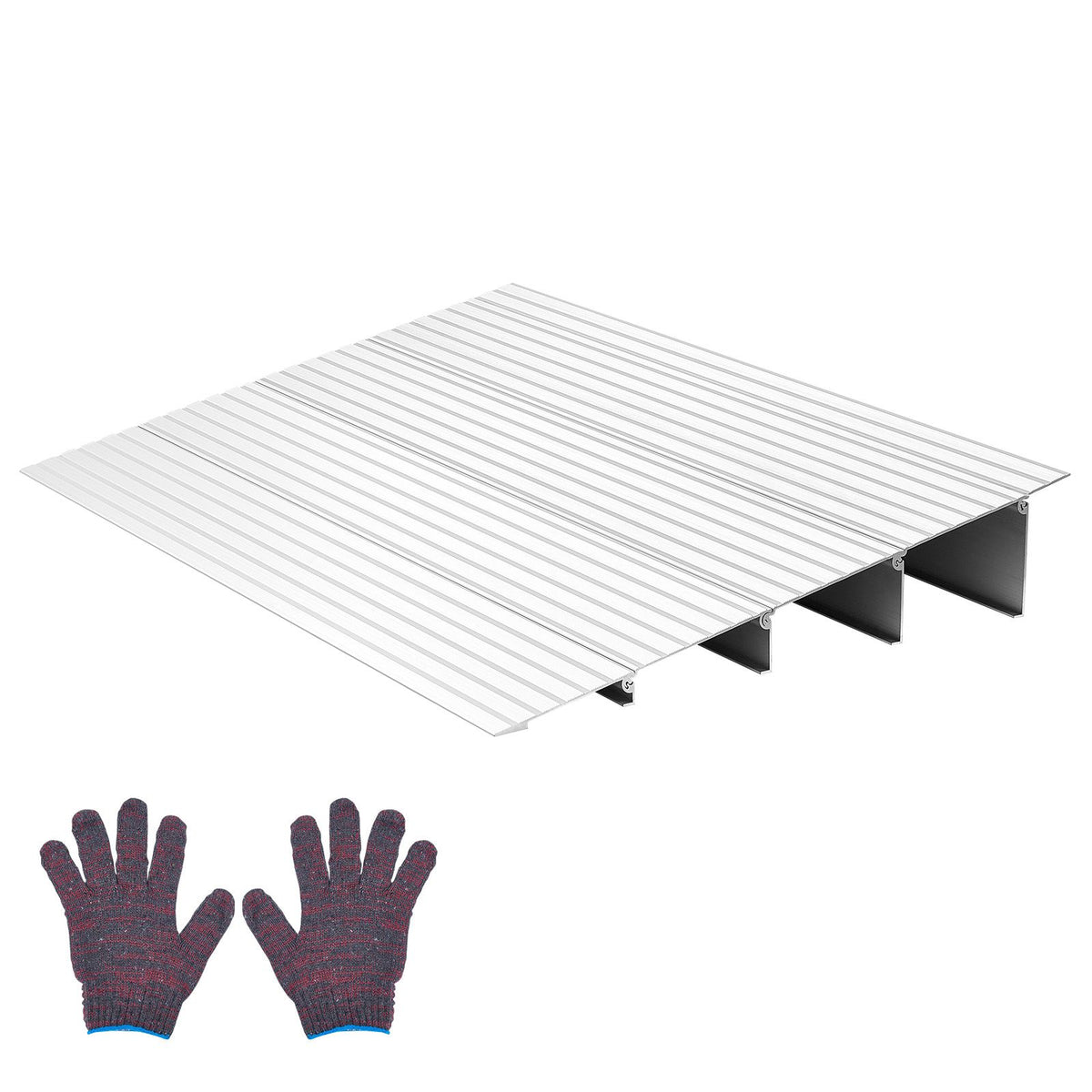 Door Threshold Ramp, 4 inch Rise, Aluminum Alloy Threshold Ramp Rat ...