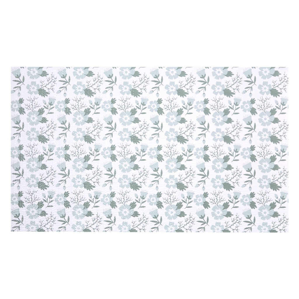 Drawer and Shelf Liner for Kitchen Cabinet, Non-Adhesive Non-Slip Thick Refrigerator Liners, Waterproof Shelf Paper, Cupboard Bathroom Drawer Mats, PVC Fridge Lining for Shelves, Floral, 23 FT image 2
