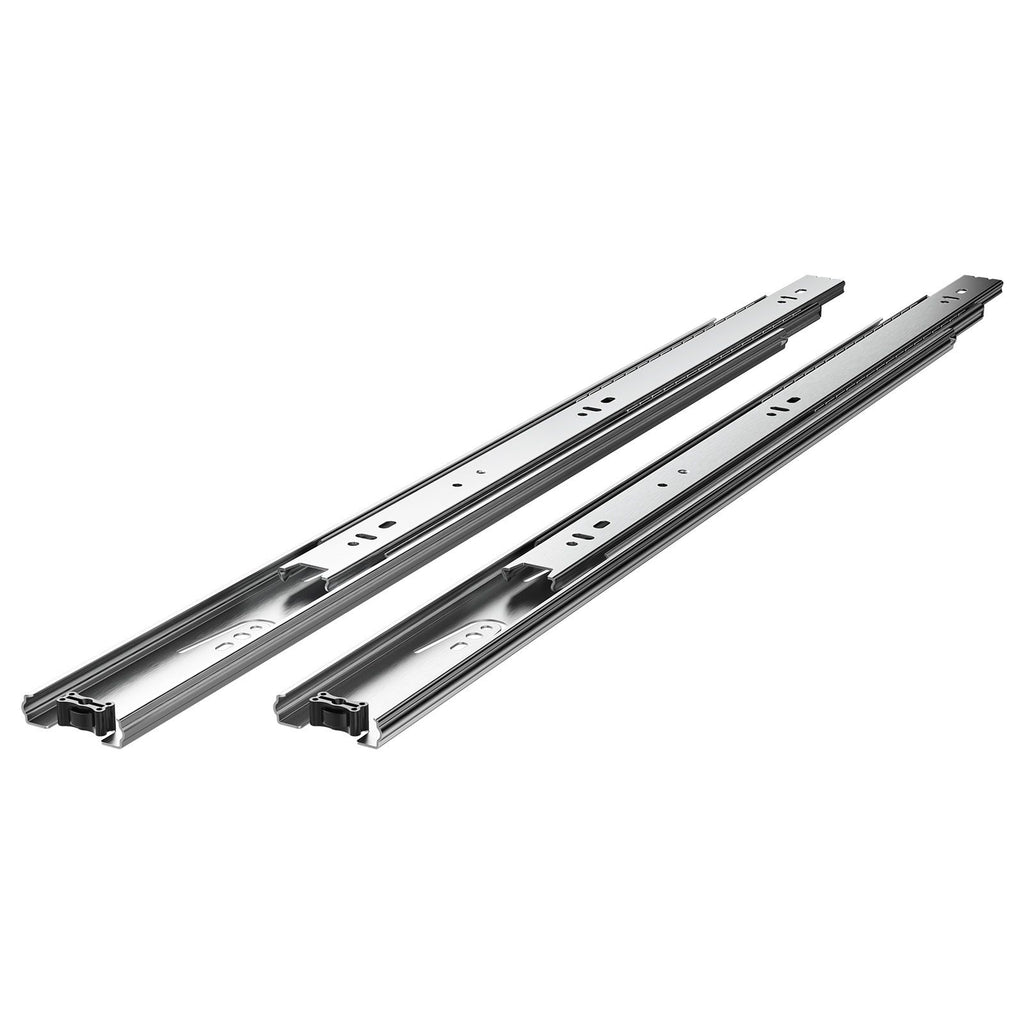 Drawer Slides, 22 inch, 10 Pairs Full Extension Ball Bearing Cabinet Rails, 100 LB Load Capacity Heavy Duty Side Mount Dresser Drawer Slides, Drawer Track Runners for Kitchen DIY Replacement