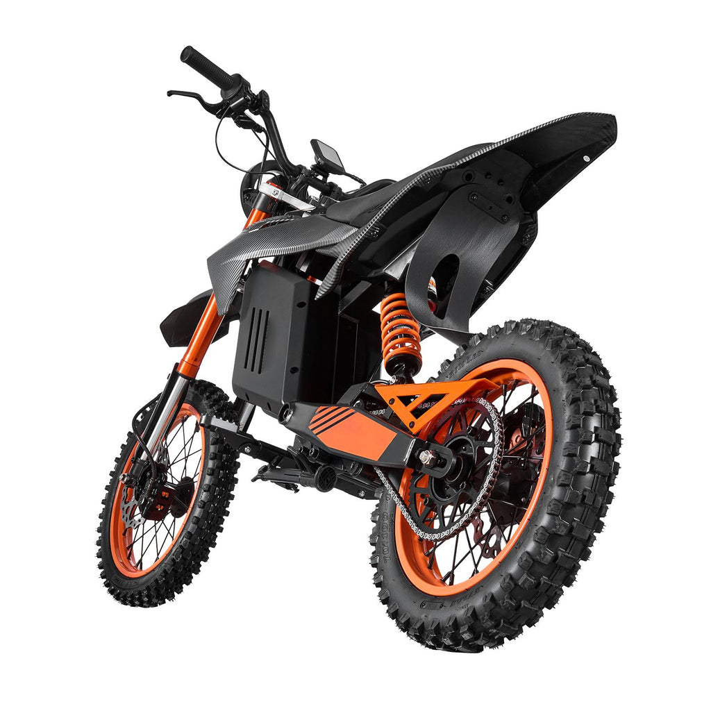 Electric Dirt Bike for Teens Adults, 2000W Motor, 31 MPH Speed, 31 Miles Max Range, 48V 22.5Ah Battery, Off-Road Motorcycle with Light, Display, Dual Suspension & Hydraulic Brakes for Age 14+