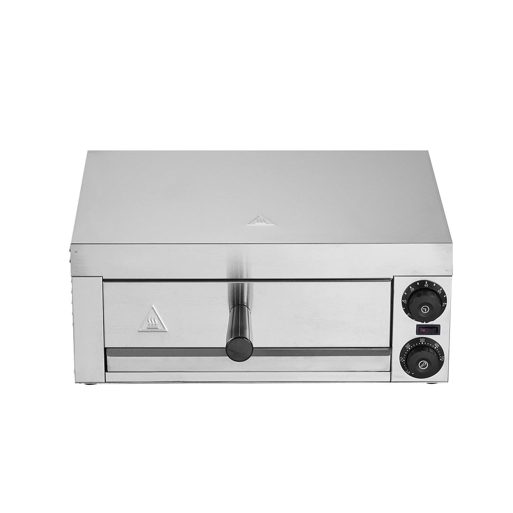 Electric Pizza Oven for Countertops, 12-inch, 1500W, with Temp Control & 0-60 Min Timer, Even Baking Technology & Easy Clean Crumb Tray, Ideal for Both Commercial & Home Kitchens
