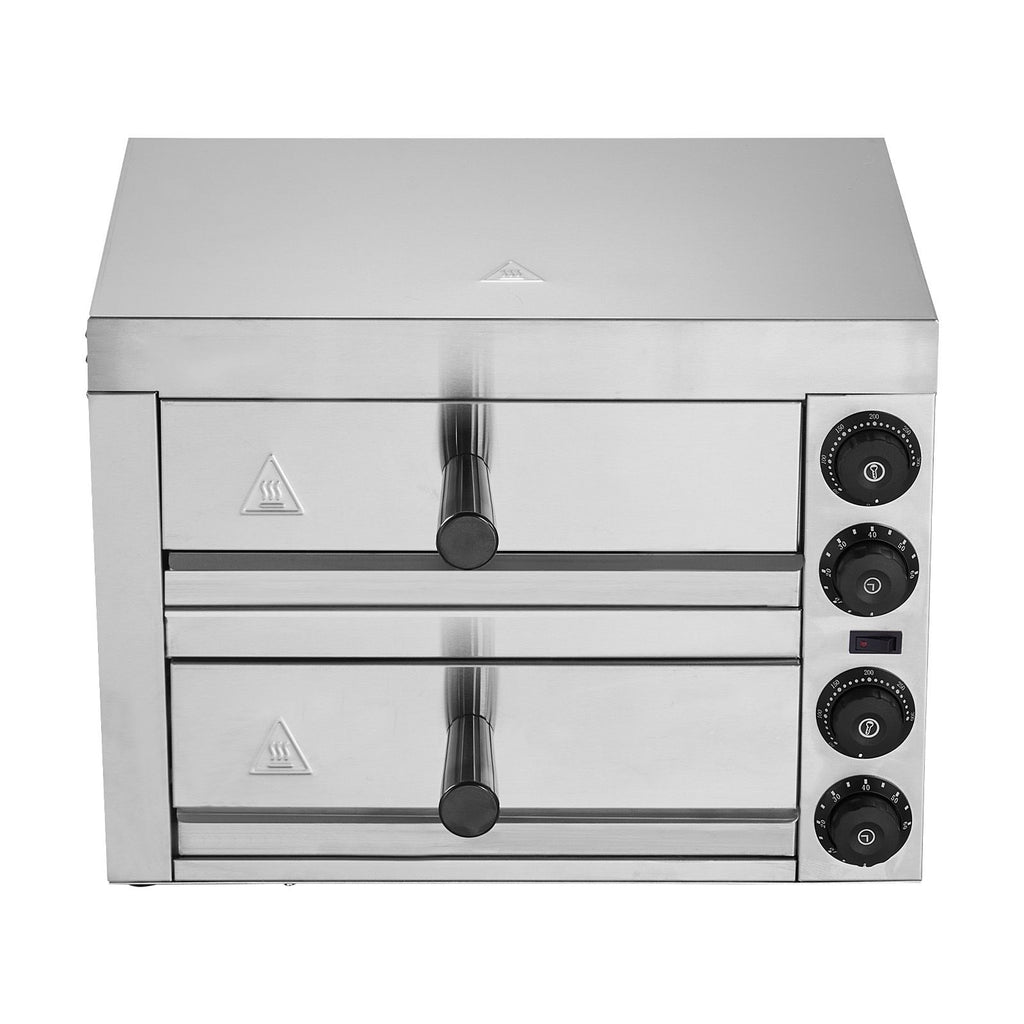 Electric Pizza Oven for Countertops, 12-inch, 1700W, with Temp Control & 0-60 Min Timer, Even Baking Technology & Easy Clean Crumb Tray, Ideal for Both Commercial & Home Kitchens