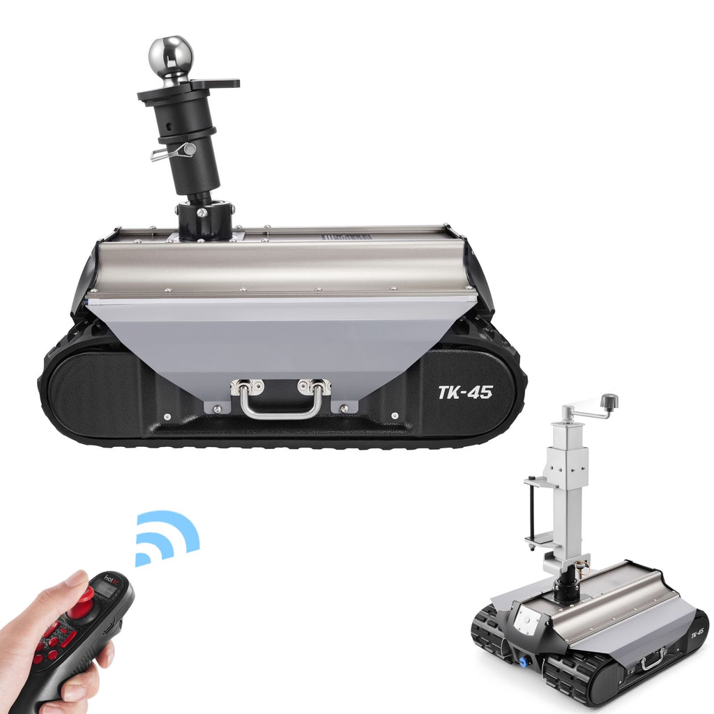 Electric Trailer Mover, 9000 lbs Max Towing Capacity, Remote-Controlled Trailer Mover with 328 ft Wireless Range, Motorised Camper Trolley Kit Fits for Camper RV Caravan Boat Trailer Jack