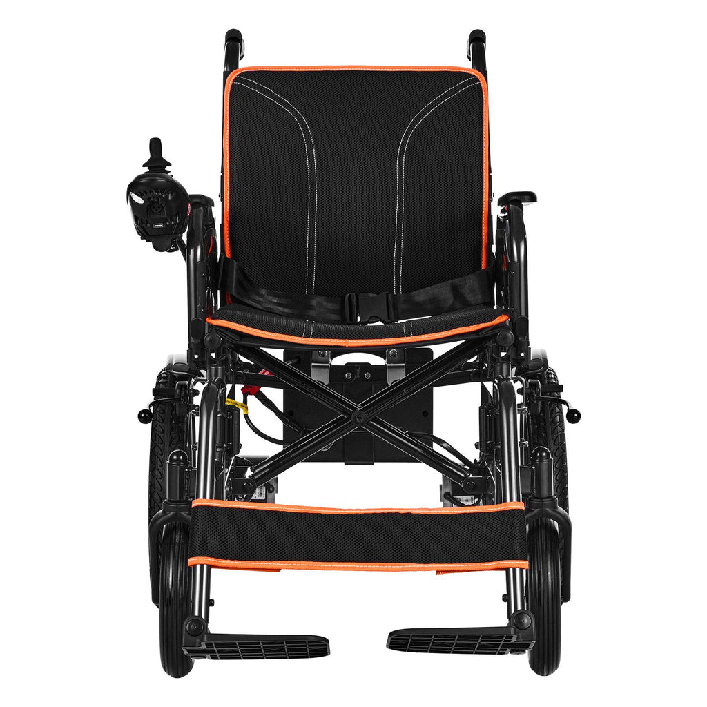 Electric Wheelchair for Adults, 265lbs Capacity, Foldable & Lightweight Motorized Wheelchair, 13-Mile Long Travel Range, All-Terrain Powered Chair, Portable for Seniors & Disabled