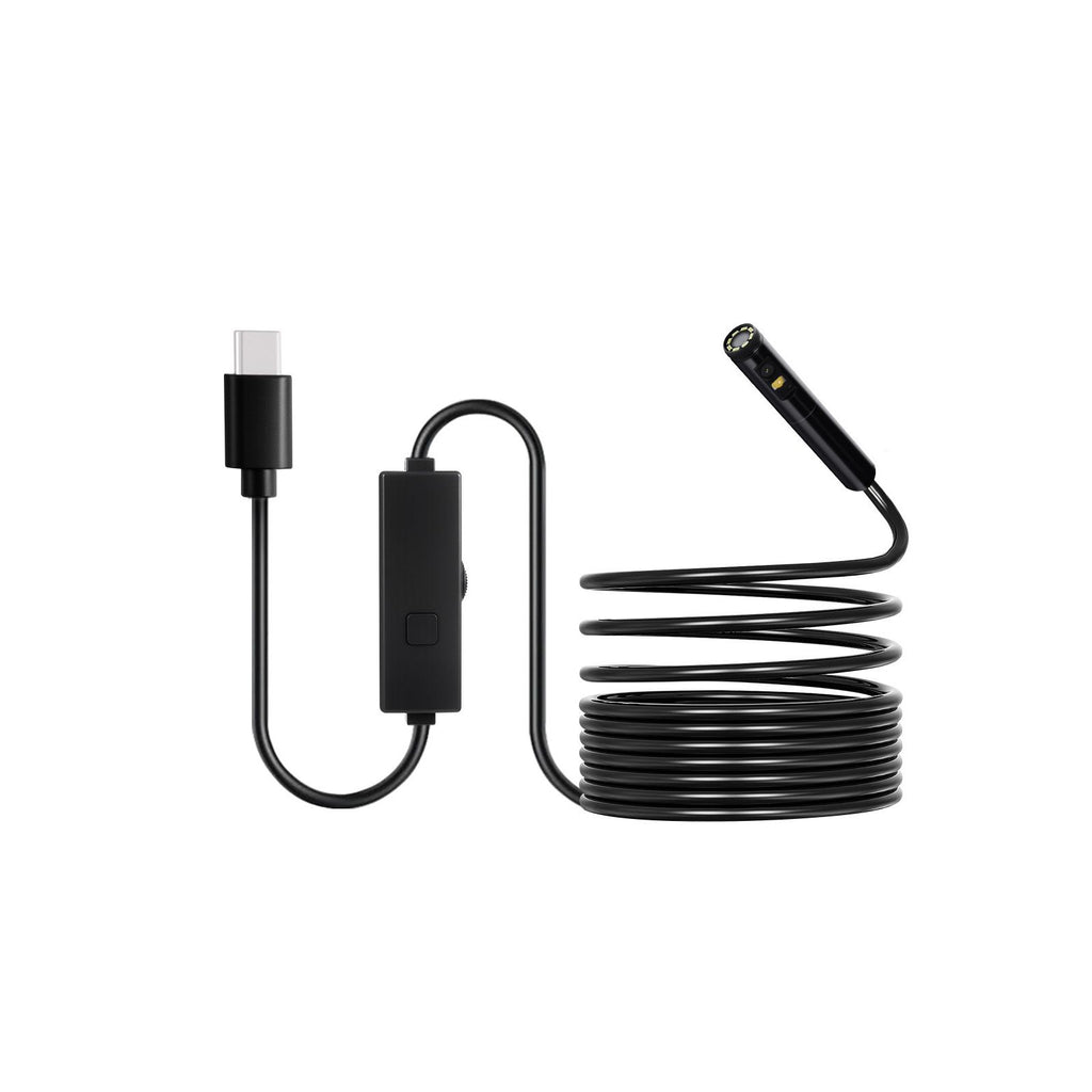Endoscope Camera with Light, Dual Lens Borescope for Android & IOS, 1920P HD Inspection Camera with 8 + 1 LED Light, 2X Zoom, 16.4FT Snake Cable, IP67 Waterproof Snake Camera for Auto, Plumbing