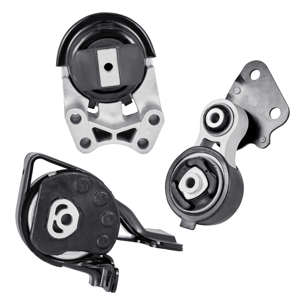 Engine and Transmission Motor Mount Kit Replacement, Set of 3, Compatible with 2007–2014 Ford Edge 3.5L, Replace OE# A5342, A5431, A5605, Secure Support