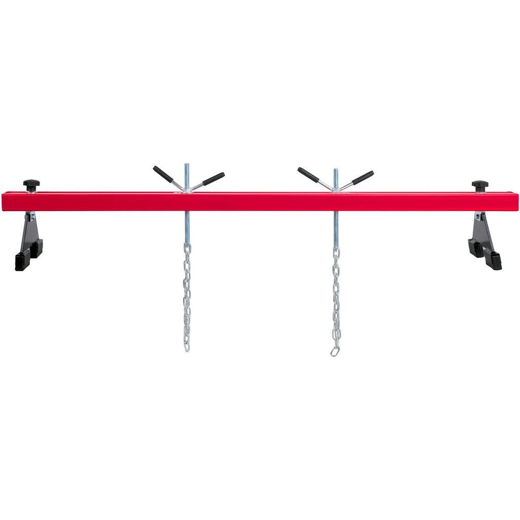 Engine Support Bar 1100 Lbs Capacity Engine Transverse Bar Engine Hoist 2 Point Lift Holder Hoist Dual Hooks, Engine Hoist Keeps Engine Stable for Home Garages & Auto Repair Shop