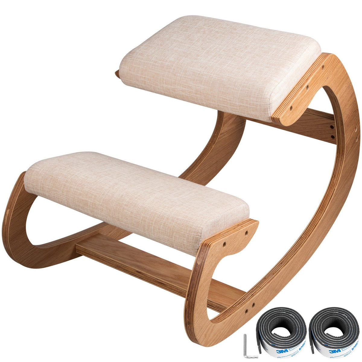 Ergonomic Kneeling Chair Heavy Duty Better Posture Kneeling Stool O ...