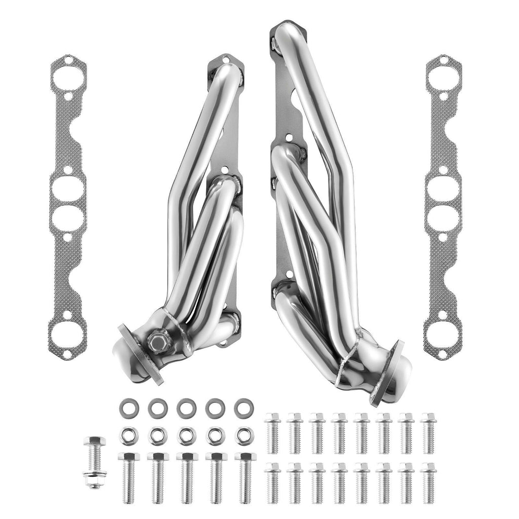 Exhaust Headers Manifold Replacement Rust-Resistant Stainless Steel, Compatible with 1988-1995 Chevy GMC C1500 C2500 305 5L 350 5.7L and 92-95 Chevrolet Blazer Tahoe GMC Suburban Yukon 350 5.7L