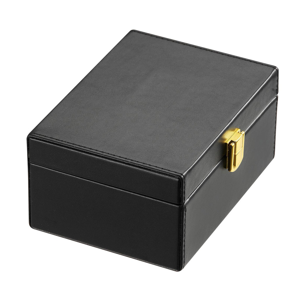 Faraday Box, PU Leather Signal Blocking Holde, Keyless Fob Protector Shielding for WiFi, RFID, GPS, Bluetooth & 5G, Anti-Theft Box and Anti-Hacking Case Blocker, Black(5.9 x 4.5 x 2.9")