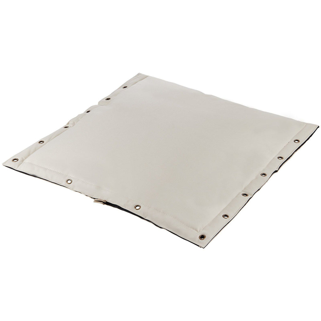 Fiber Cotton Well Head Pump Cover, 24''W x 24''H, Pipe Insulation Cover Sprinkler Cover for Outside Backflow Valve Cover, 600D PVC Oxford Polyester Surface Aluminum Film Thermal Insulation Layer