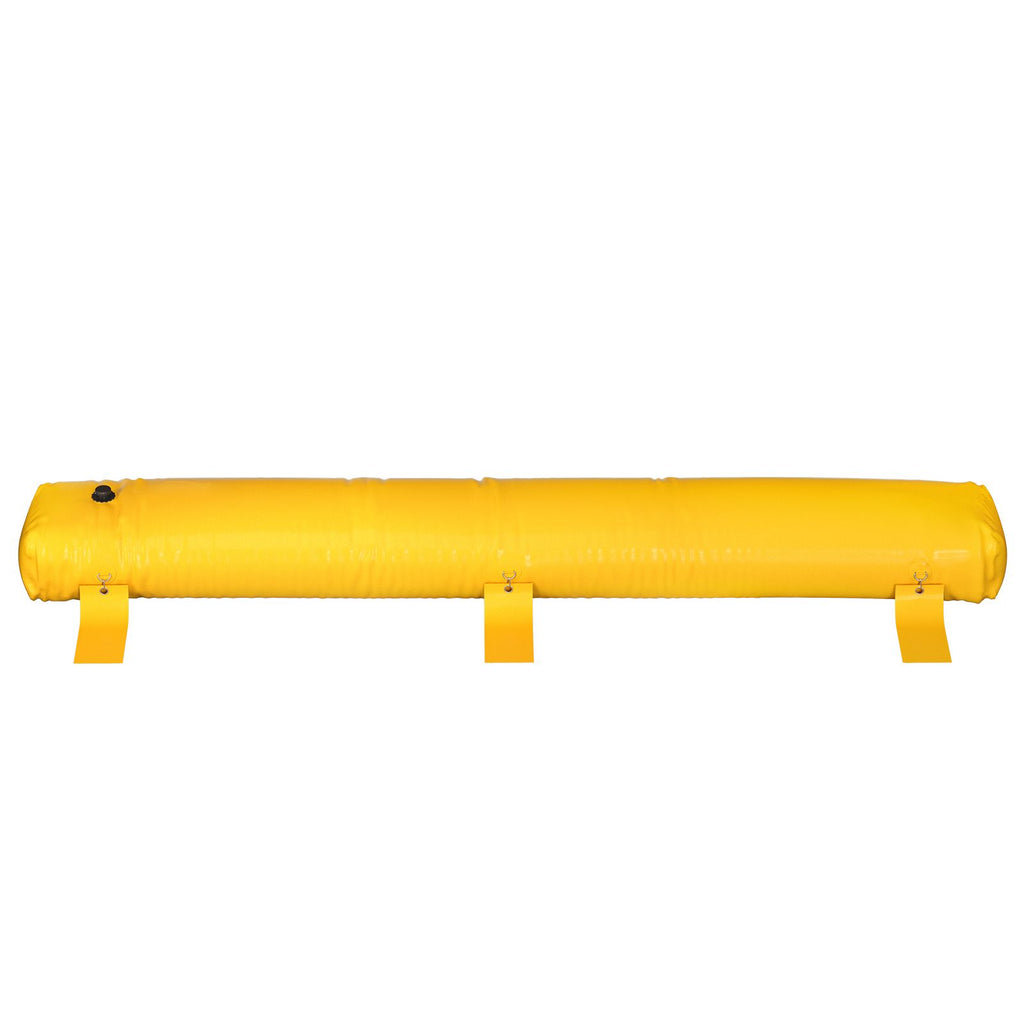 Flood Barrier, 12 ft Length x 12 in Height Sandbag Alternative, Water Barrier for Flooding with Great Waterproof Effect, Reusable PVC Water Diversion Tubes, Flood Barriers for Home, Door, Garage