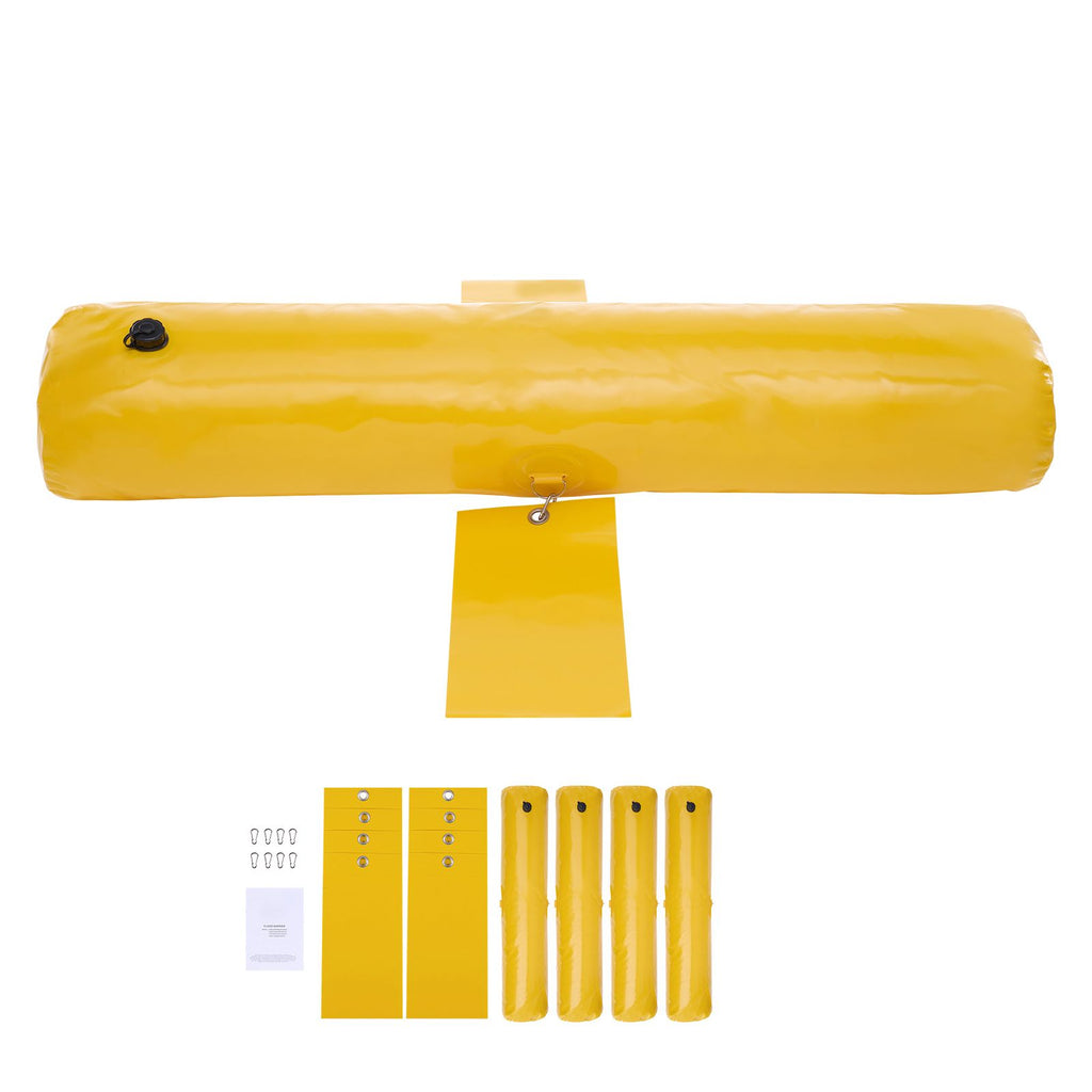 Flood Barriers, Sandbag Alternative Flood Bags 4 Pack, Flood Barrier for Home, Water Barriers for Flooding, Doorway, Driveway(4FTx6in)