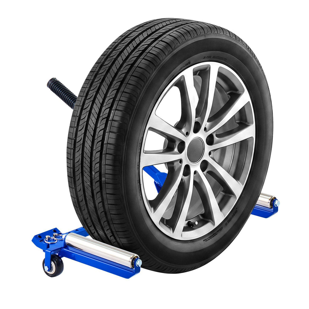 Foldable Tire Wheel Dolly, Width Adjustable Truck Car Tire Dolly, 240LBS Heavy Duty Steel Support, Fits 15–40 in Tires, 360° Rotating Rollers, Smooth Rolling Tire Lifter for Workshop & Garages