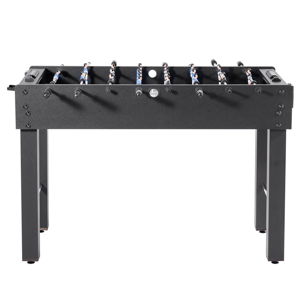 Foosball Table, 48 inch Standard Size Table, Indoor Full Size Foosball Tables for Home, Family, and Game Room, Durable Soccer Set, Includes 2 Balls, Score Keeper, and 2 Cup Holders