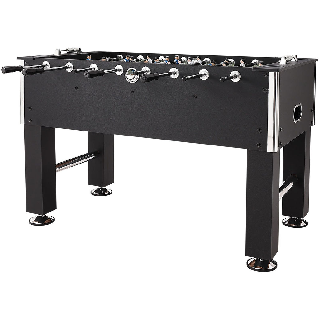 Foosball Table, 55 inch Standard Size Foosball Table, Indoor Full Size Foosball Table for Home, Family, and Game Room, Soccer with Foosball Table Set, Includes 4 Balls and 4 Cup Holders