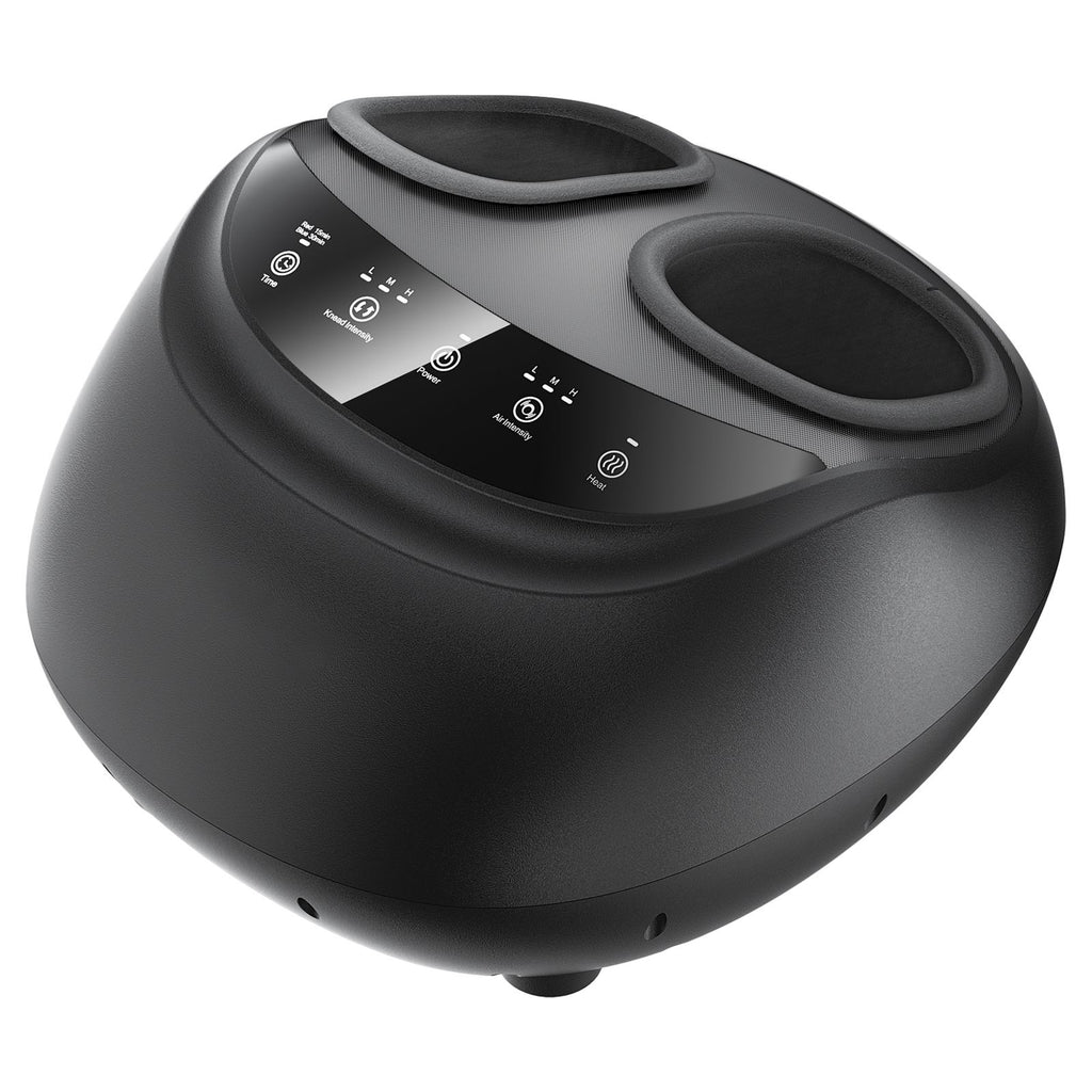 Foot Massager Machine with Heat, Deep-Kneading, Compression, and Shiatsu for Plantar Fasciitis, Neuropathy, Gifts for Men, Women - Fits up to Men Size 12