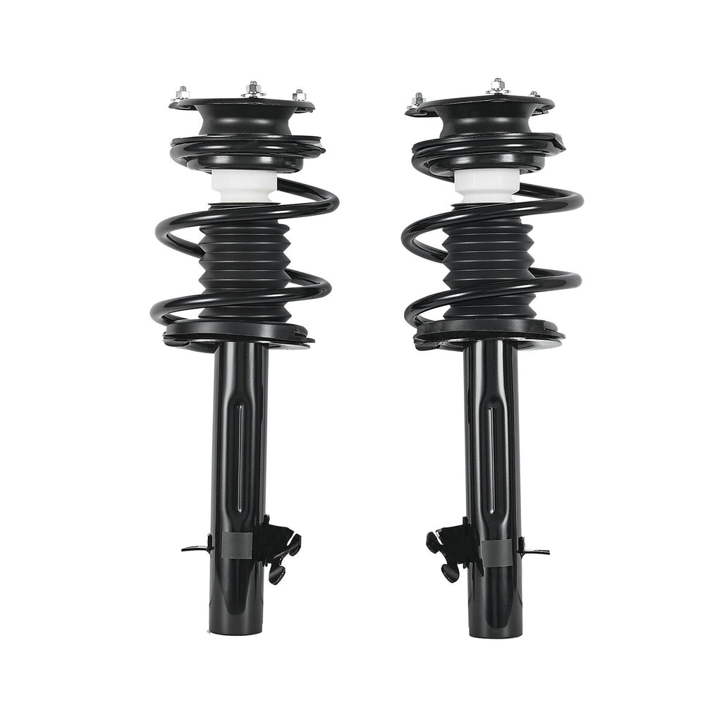 Front Shock Absorber Strut Assembly, 2Pcs Shock and Strut Assembly with Coil Spring, Compatible with 2002-2006 Mini Cooper Convertible, Automotive Replacement Struts for OE 172265 / 172266 image 2