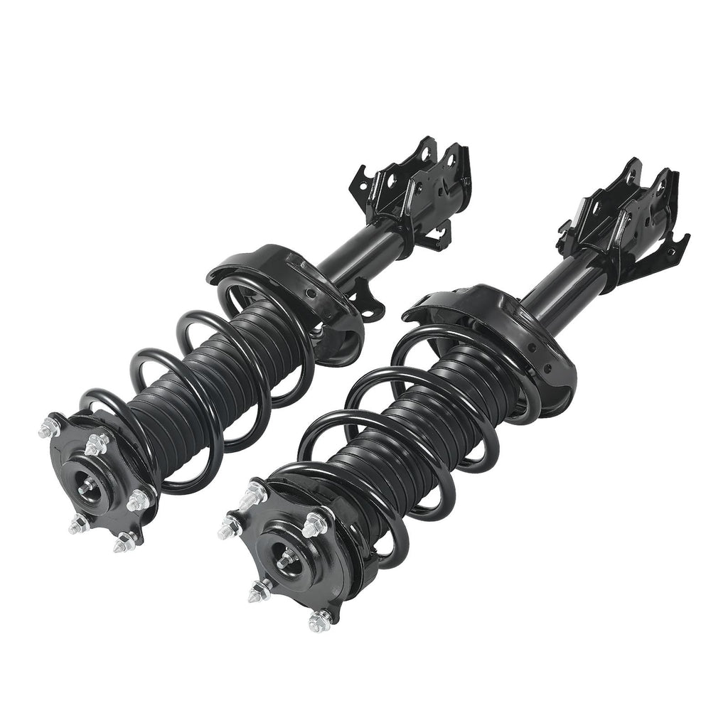 Front Shock Absorber Strut Assembly, 2Pcs Shock and Strut Assembly with Coil Spring, Compatible with 2007-2014 Honda CR-V, Automotive Replacement Struts, OE 272491/272492