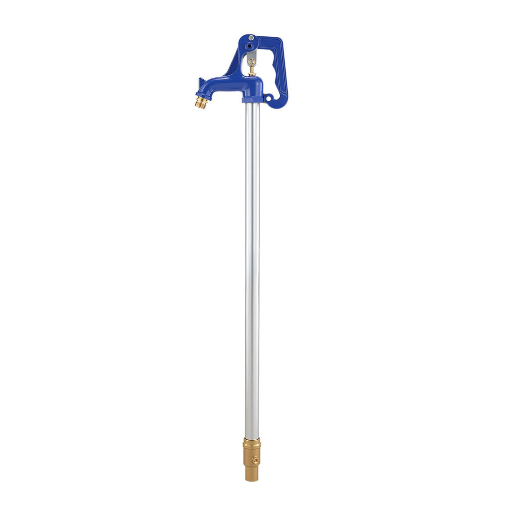 Frost Proof Yard Hydrant, 4.2FT Freeze-Proof Outdoor Faucet with 24" Bury Depth, 3/4" NPT Pipe Connection & 3/4" NH Hose Coupling, No Lead Freezeless Hydrant for Yard Garden Farm Irrigation