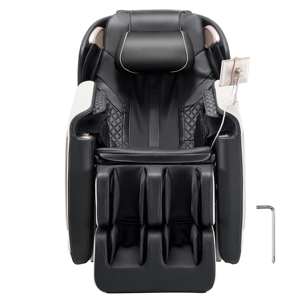 Full Body Massage Chair, 3D Zero Gravity Recliner with SL Track, 18 Auto Modes, Heat, Foot Rollers, Armrest Control, LCD Display, 36 Airbags, Retractable Footrest