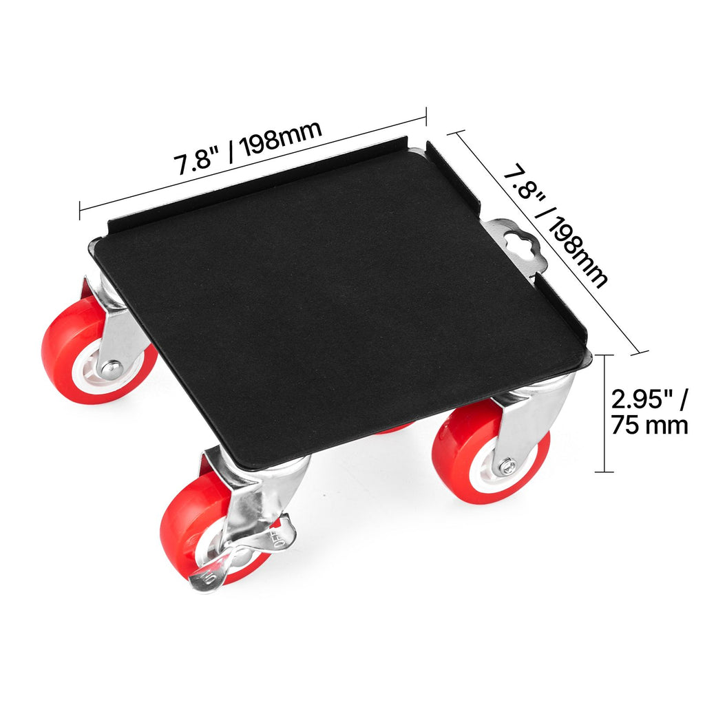 Furniture Dolly, Maximum Load 3474 lbs, Heavy Duty Furniture Movers with 5 360° Rotation Wheels, Carbon Steel Panel, Furniture Lift Slider Tool Set for Appliances, Sofa, Fridge, Washing Machine