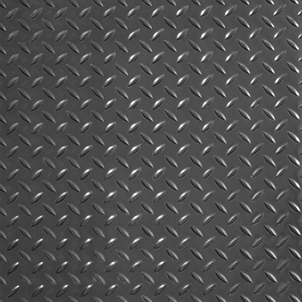 Garage Floor Mats 2 Rolls 17 x 3.6 Ft Garage Mat 2.5mm Thickness Black Garage Flooring PVC Garage Mats for Under Car