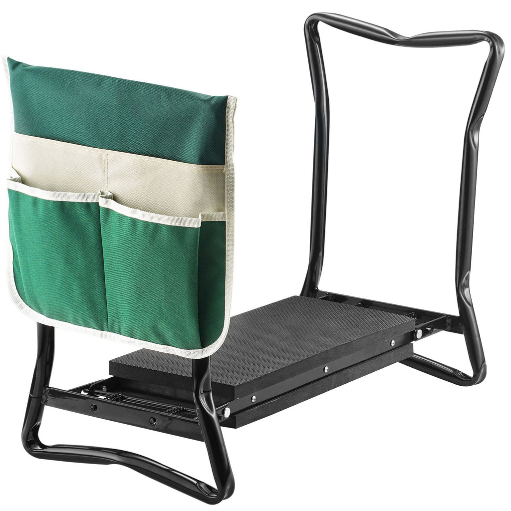 Garden Kneeler and Seat, 330 lbs Load Capacity, 8" EVA Wide Pad, Foldable Garden Stool, Kneeling Bench for Gardening with Tool Bag, Gifts for Women, Grandparents, Seniors, Mom and Dad