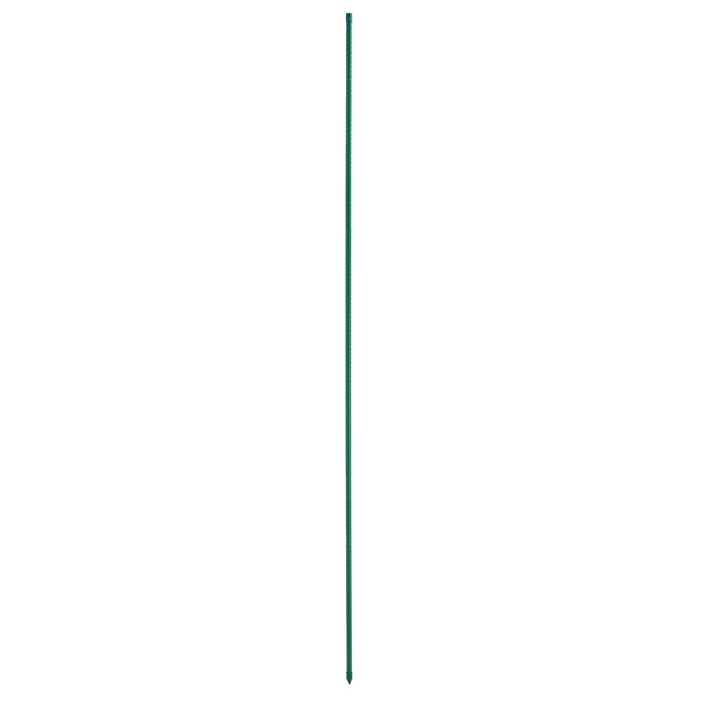 Garden Stakes, 10 Pack, 93.7 inch, Plastic Coated Metal Tomato Stakes, Garden Sticks for Plants Support, with Pointed End and Non-Slip Bumps for Growing Climbing Plants, Outdoor Vegetables