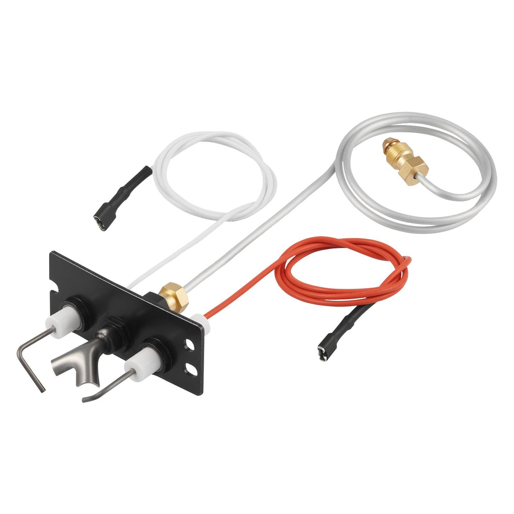 Gas Pilot Assembly, OE 2090-012, 2198-012, SRV2090-012 Fireplace Gas Pilot Assembly, Natural Gas Ignition Replacement, Fit Heatilator, Heat & Glo, Quadra-Fire, Outdoor Lifestyles, Majestic