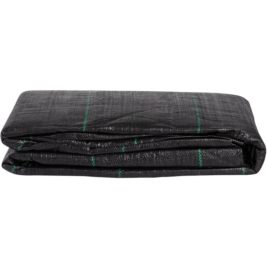 Geotextile Fabric, 12.5 x 50 ft 3.5oz Woven PP Driveway Drain Cloth with 600lbs Tensile Strength, Heavy Duty Underlayment for Soil Stabilization, Landscaping, Weed Barrier, 12.5FT50FT-3.5OZ, Bla